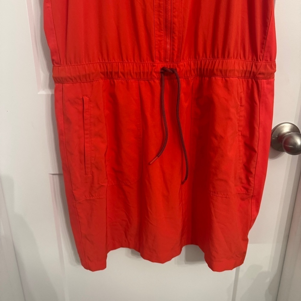 Athleta Expedition Dress Vermillion Orange / Coral Size 14, Style #446859 Active - Picture 7 of 11